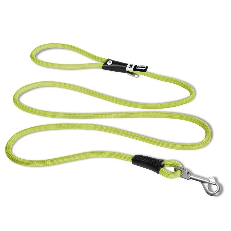 Curli Stretch Comfort Hundeleine – ultraweich, Snap-In Karabiner, Kotbeutelspender, 1,8 m