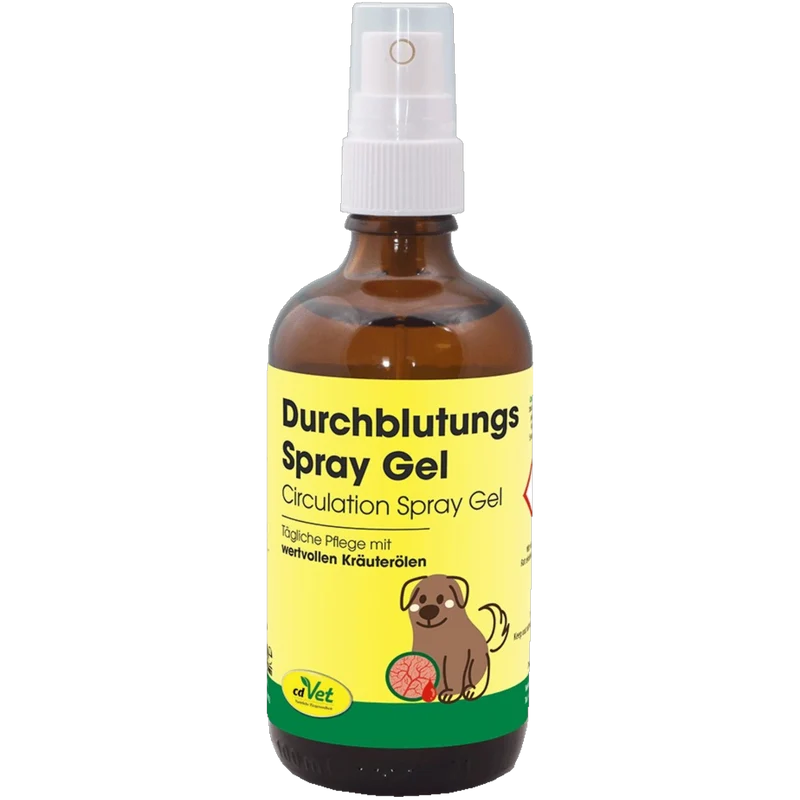 cdVet Dog – Durchblutungs Spray Gel