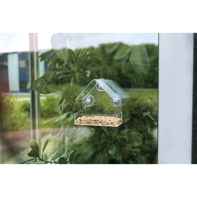 Futterhaus für Fensterscheibe, Kunststoff