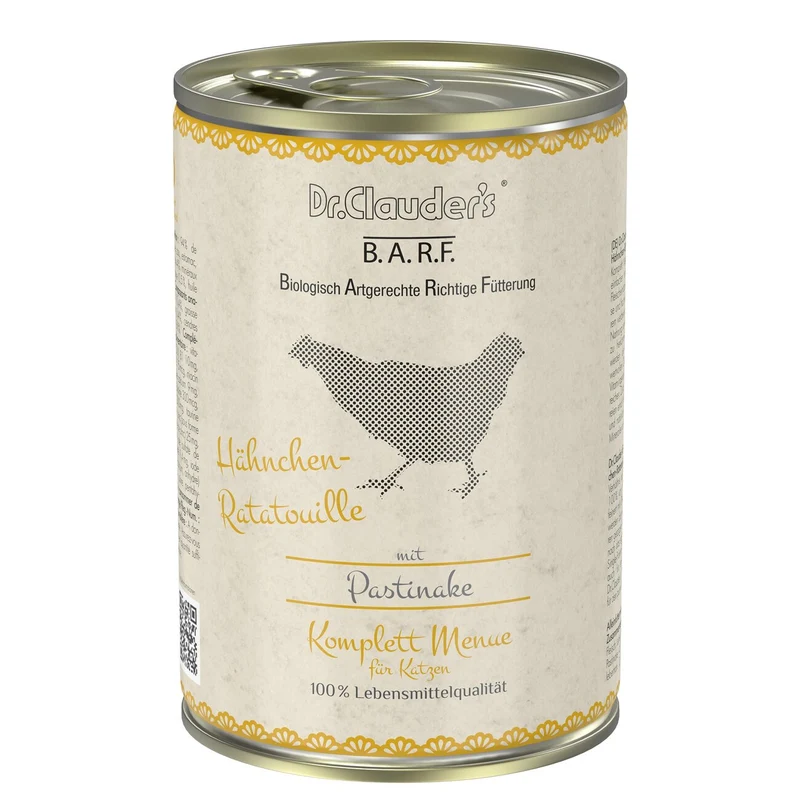 Barf Cat Komplettmenü Hähnchen-Ratatouille
