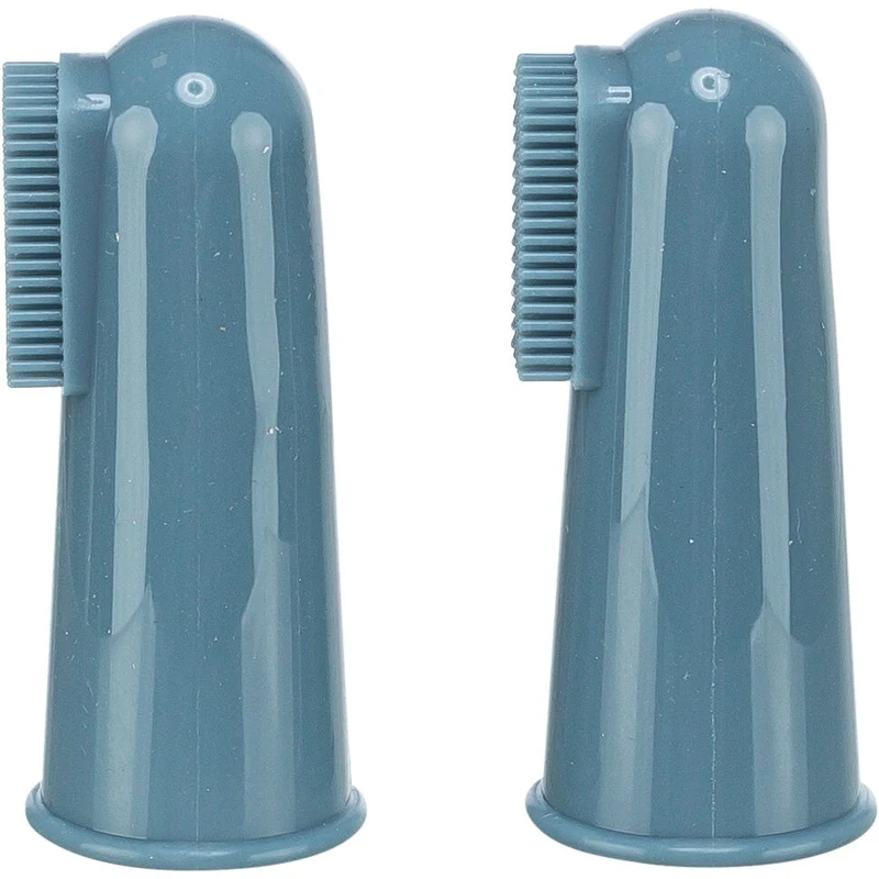 Finger-Zahnbürsten-Set, Silikon, Hund/Katze