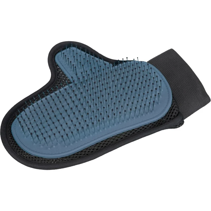 Fellpflege-Handschuh, Mesh-Mat./Kunstst./Metallbor