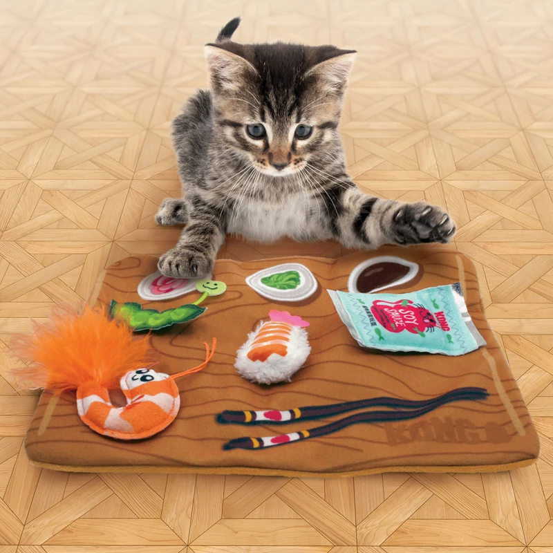 Katzenspielzeug KONG® Pull-A-Partz™ Sushi