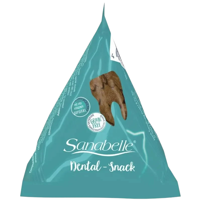 Sanabelle DENTAL-SNACK – Zahnpflege-Kaubites für gesunde Katzenzähne