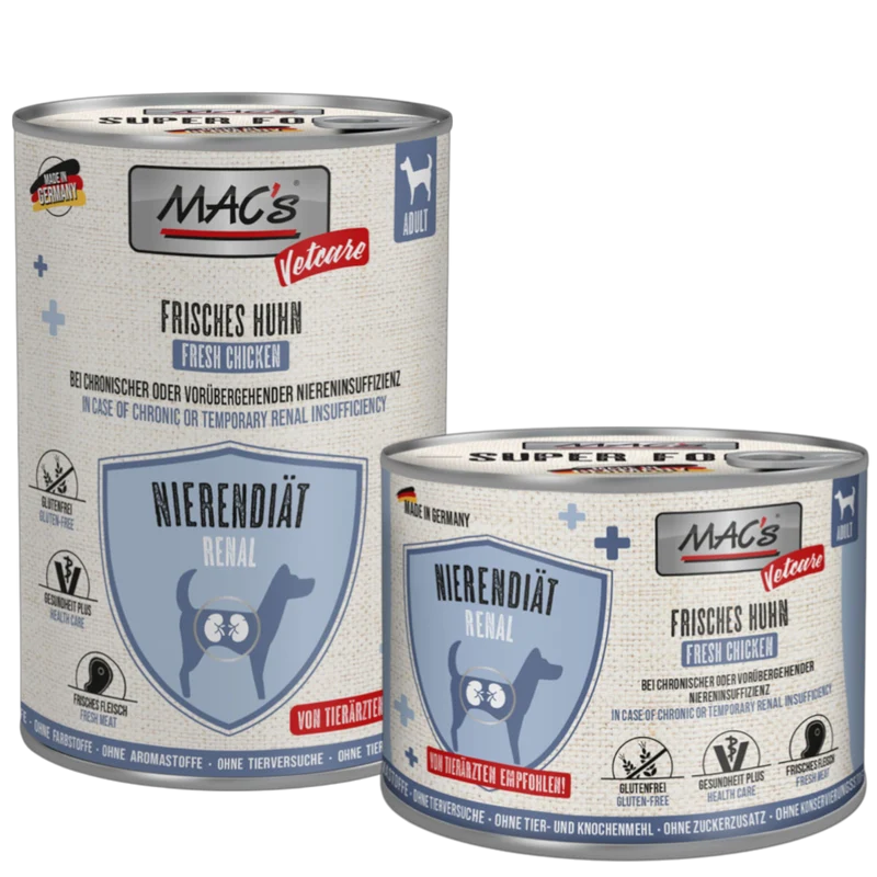 MAC’s Dog – Vetcare Nierendiät Huhn