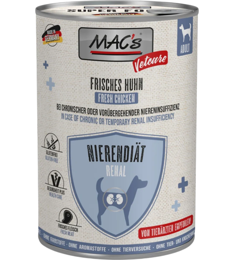 MAC’s Dog – Vetcare Nierendiät Huhn