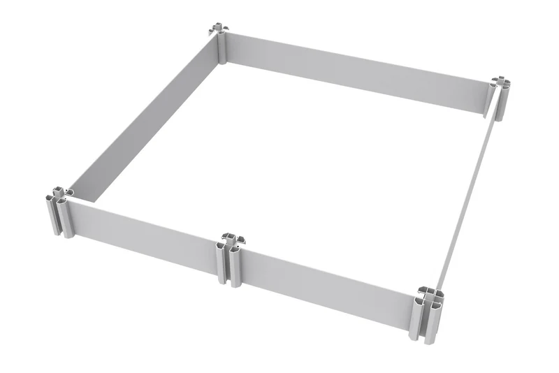 Erweiterungsset für PVC-Wurfkiste – 15 cm Höhenelement für mehr Schutz und Flexibilität