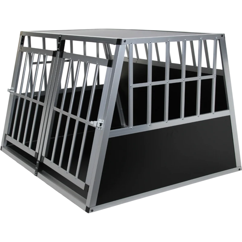 Hundetransportbox mit extra großem Zugang und Doppeltür