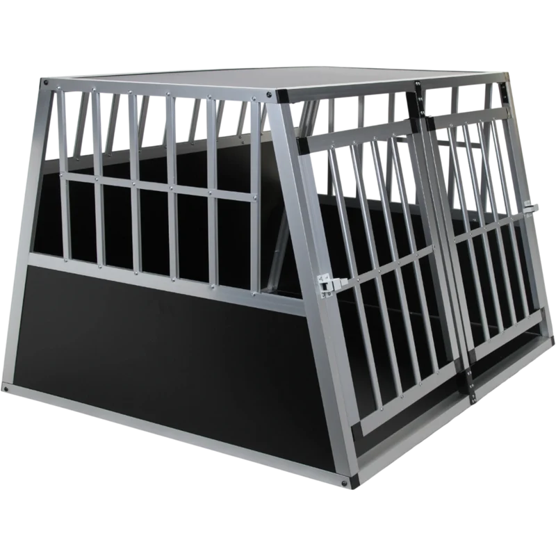 Hundetransportbox mit extra großem Zugang und Doppeltür