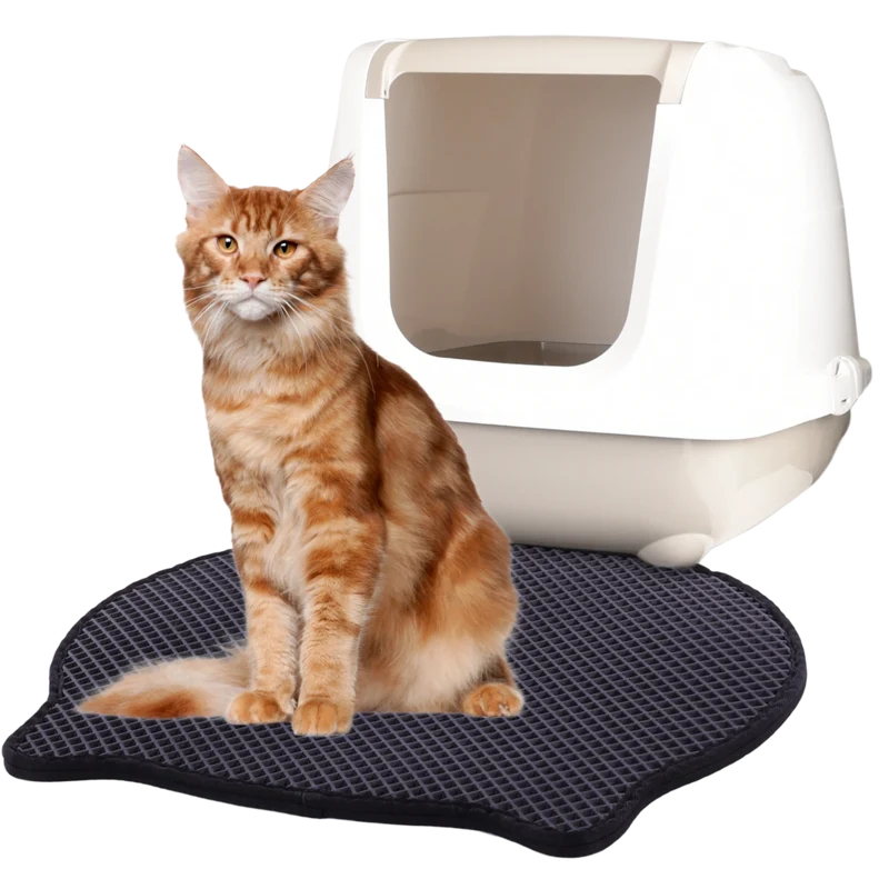 Matz katzenförmige Katzenklo-Matte – Die perfekte Lösung für ein sauberes Zuhause mit Ihrer Katze