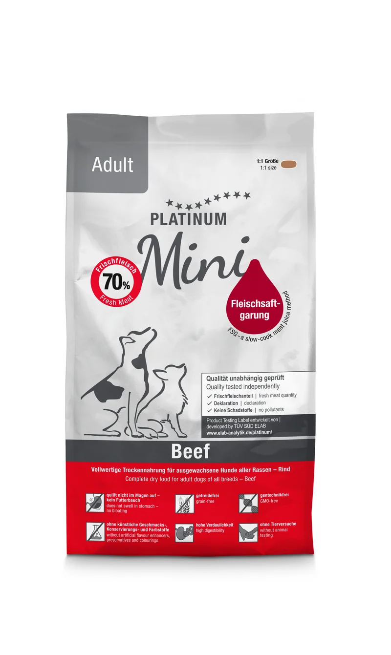 Platinum Adult Beef Mini