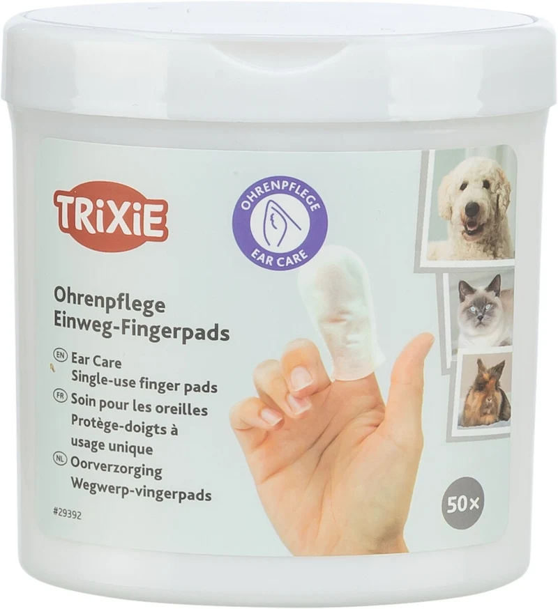 Trixie Ohrenpflege Fingerpads 50 Stk