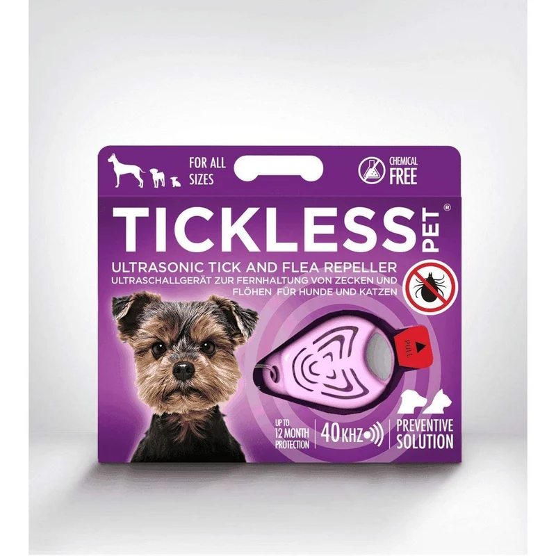 TickLess Pet Zecken- & Flohschutz | Dein chemiefreier Ultraschall-Anhänger für Hunde & Katzen