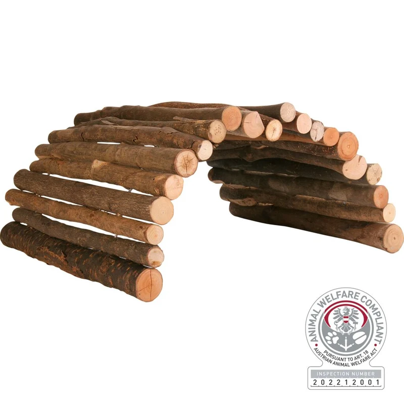 Brücke, flexibel, Meerschweinchen, Rindenholz