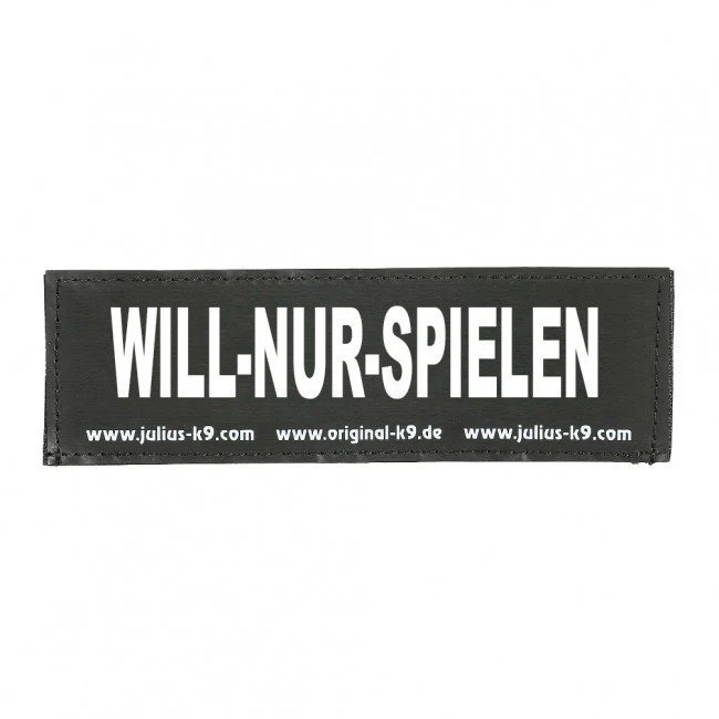 Julius K9 Logo Klettsticker klein M - Z