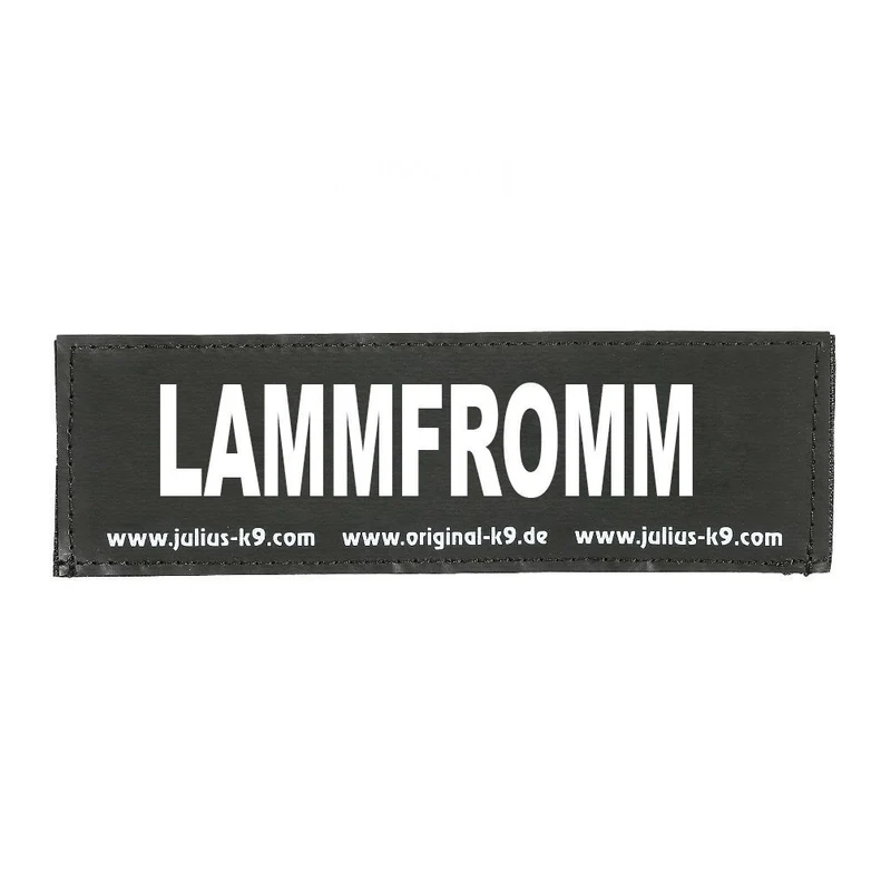 Julius K9 Logo Klettsticker klein G - L