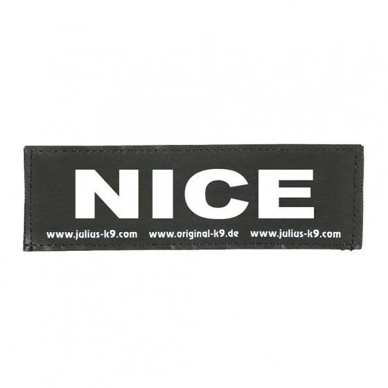 Julius K9 Logo Klettsticker groß M-Z