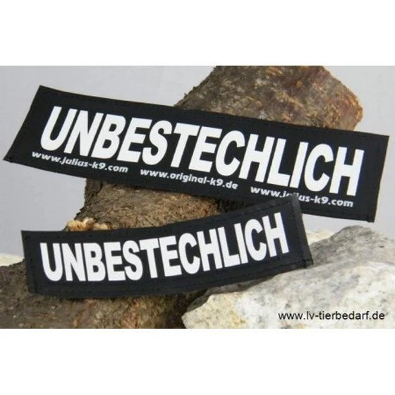 Julius K9 Logo Klettsticker groß M-Z