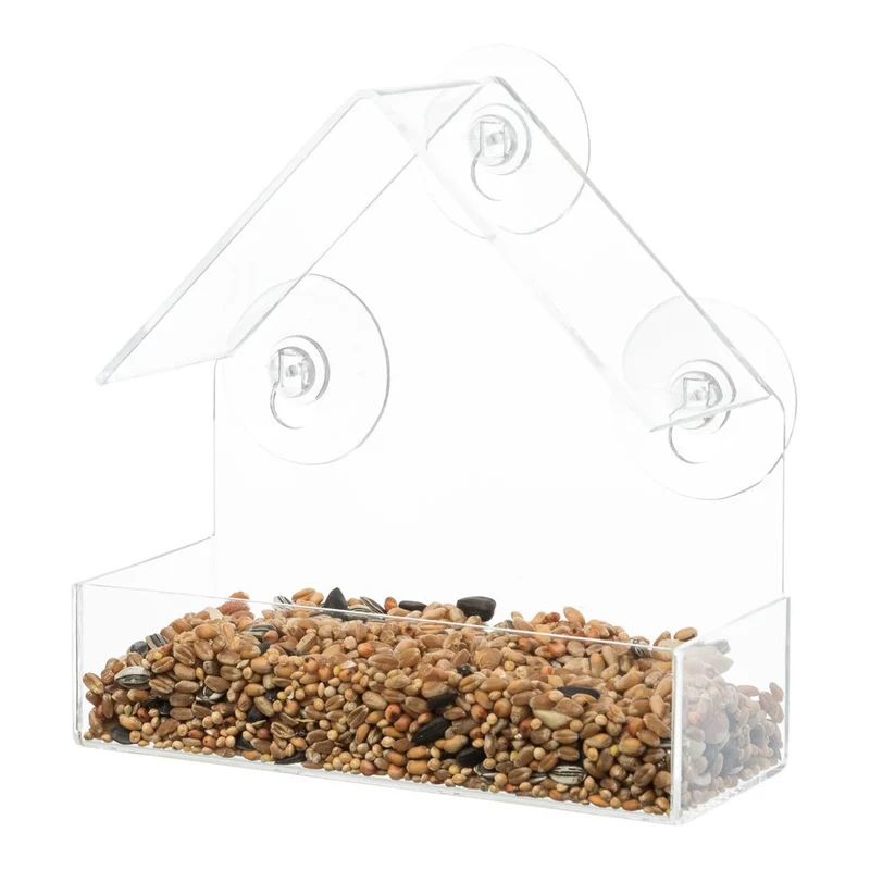 Vogelfutterhaus für Fensterscheibe