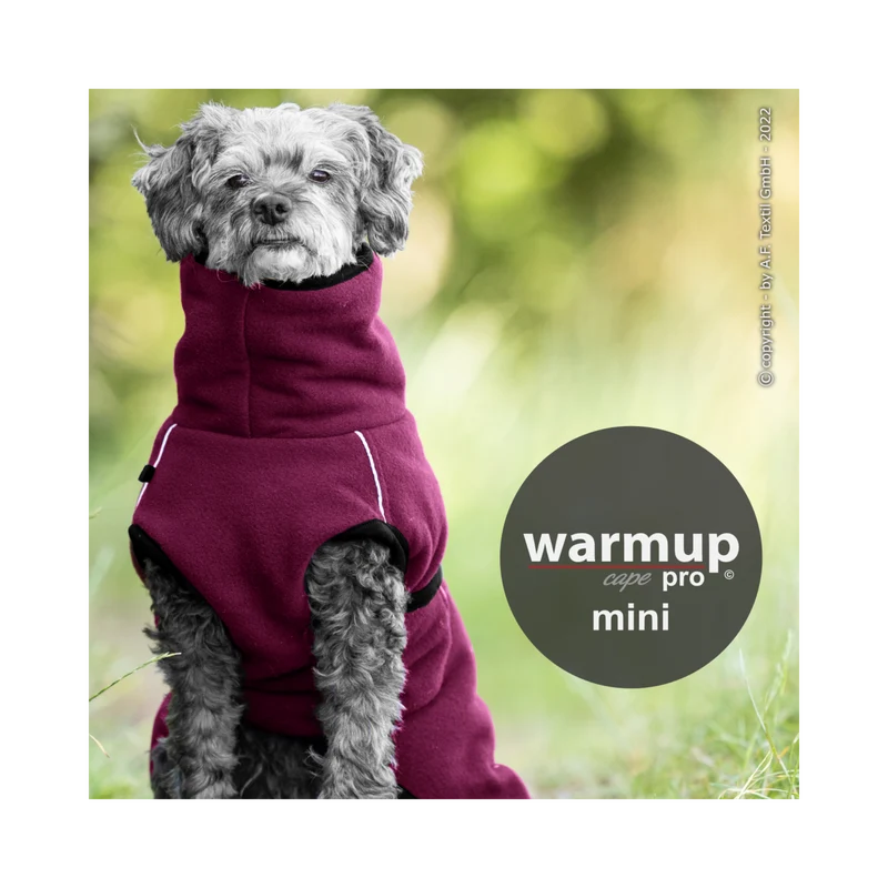 Warmup Cape Pro Mini – Wende-Cape für kleine Hunde mit großem Komfort