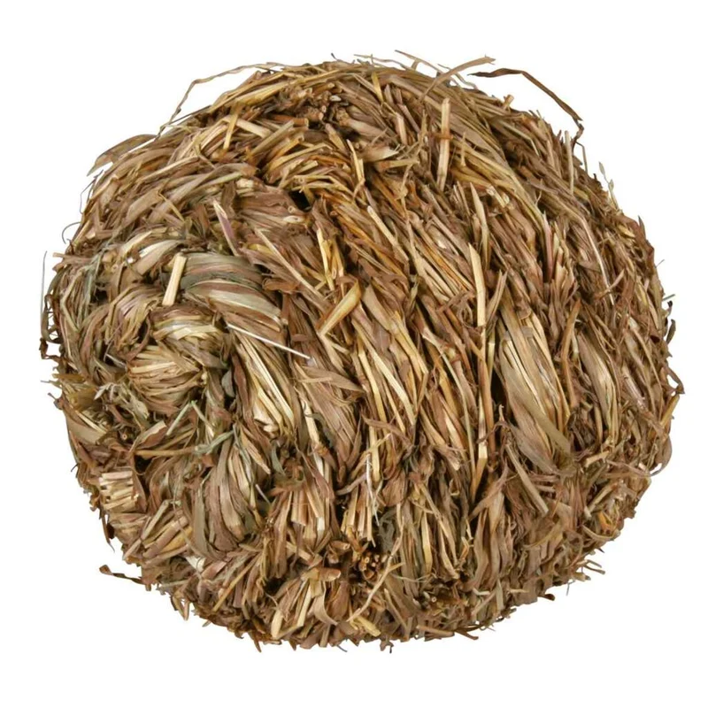 Ball mit Schelle, Gras