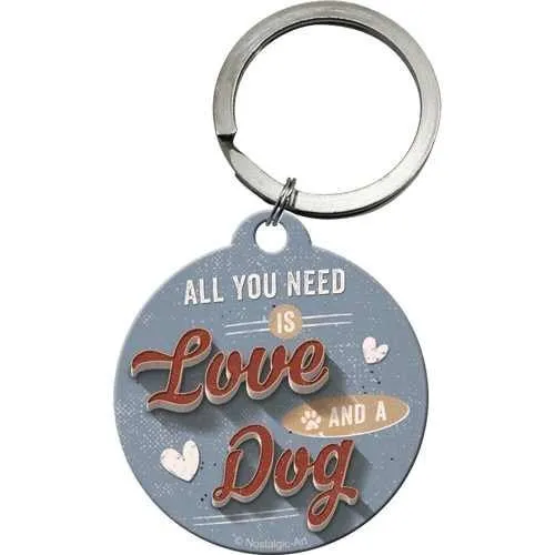 Nostalgic-Art Love Dog, Schlüsselanhänger