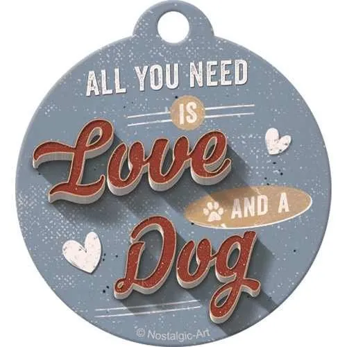 Nostalgic-Art Love Dog, Schlüsselanhänger