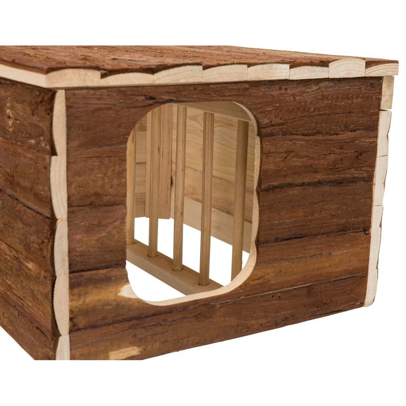 Natural Living Haus Hilke mit integrierter Heuraufe