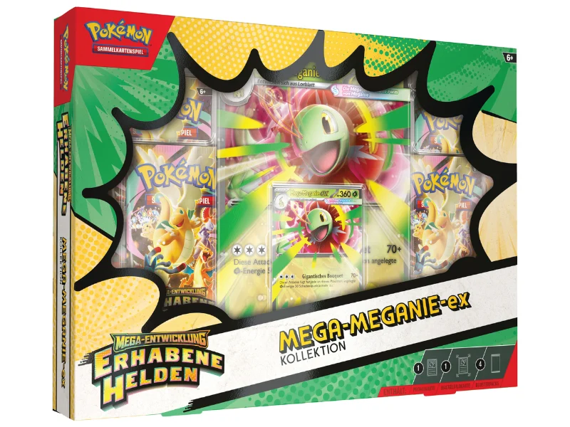 Pokémon ex-Kollektion Mega-Entwicklung - Erhabene Helden - Mega-Meganie-ex
