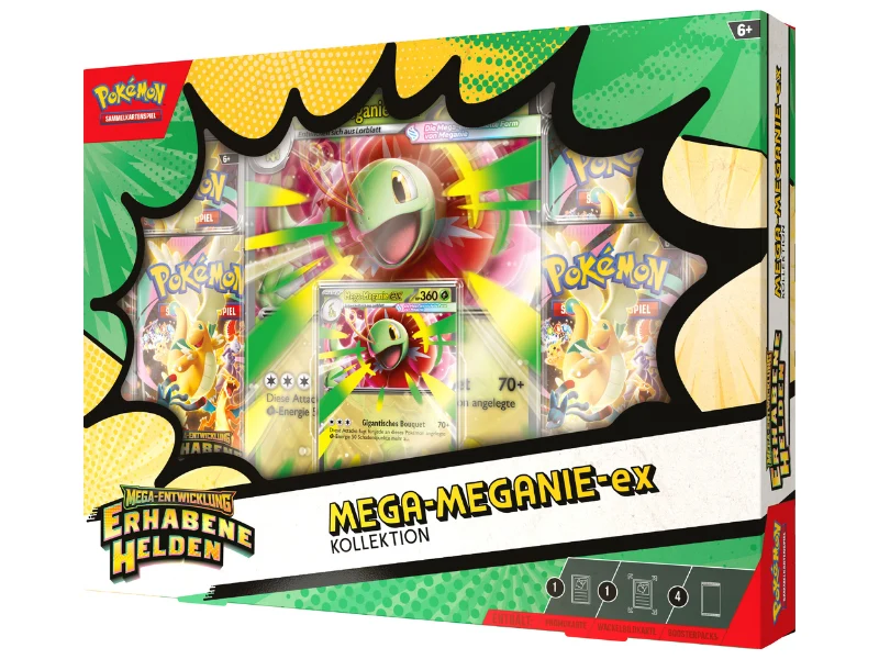 Pokémon ex-Kollektion Mega-Entwicklung - Erhabene Helden - Mega-Meganie-ex