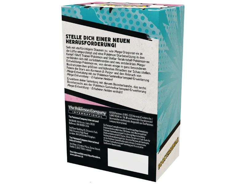 Pokémon Boosterbundle Mega-Entwicklung - Erhabene Helden