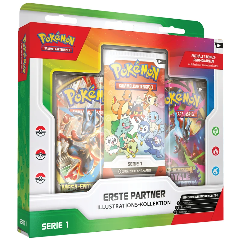 Pokémon Illustrations-Kollektion Erste Partner: Serie 1