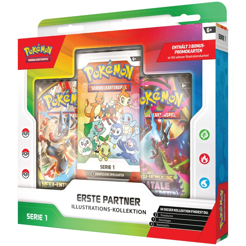 Pokémon Illustrations-Kollektion Erste Partner: Serie 1