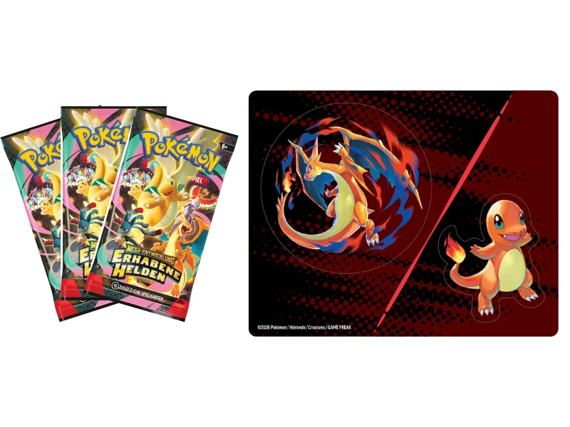 Pokémon Tech-Sticker-Kollektion Mega-Entwicklung - Erhabene Helden Glumanda