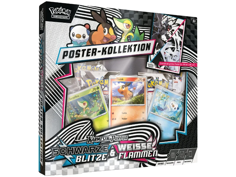 Pokémon Poster-Kollektion Karmesin & Purpur – Schwarz & Weiß Einall