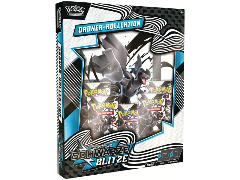 Pokémon Ordner-Kollektion Karmesin & Purpur – Schwarze Blitze