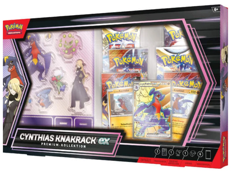 Pokémon Cynthias Knakrack-ex Premium-Kollektion