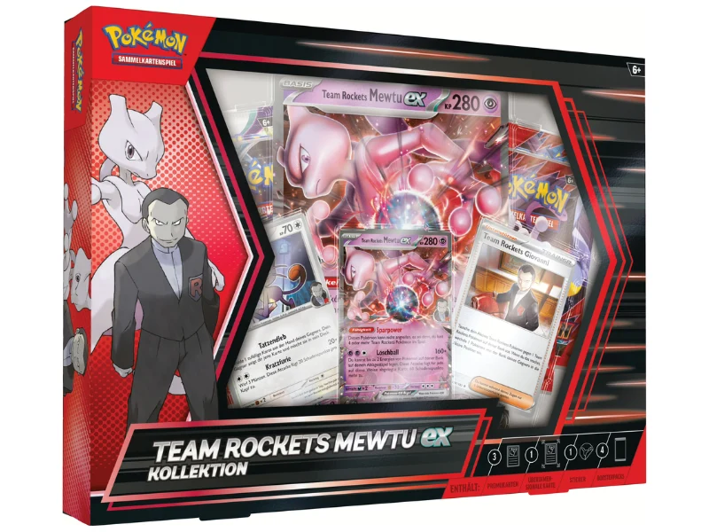 Pokémon Team Rockets Mewtu-ex Kollektion