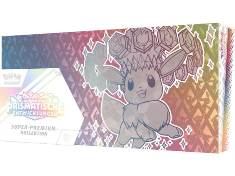 Pokémon Super-Premium-Kollektion Karmesin & Purpur – Prismatische Entwicklungen