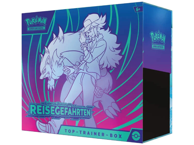 Pokémon Top-Trainer-Box Karmesin & Purpur - Reisegefährten