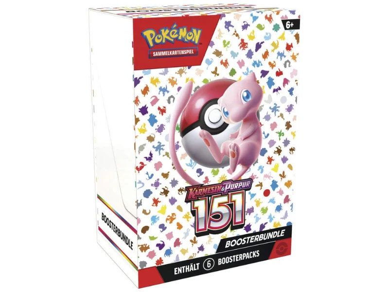 Pokémon Boosterbundle Karmesin & Purpur – 151 (6 Booster)