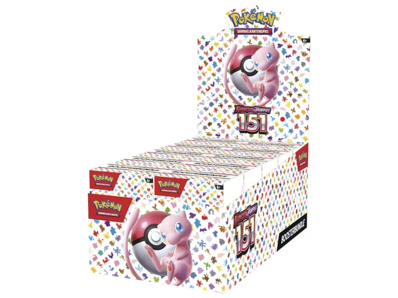 Pokémon Boosterbundle Karmesin & Purpur – 151 (6 Booster)