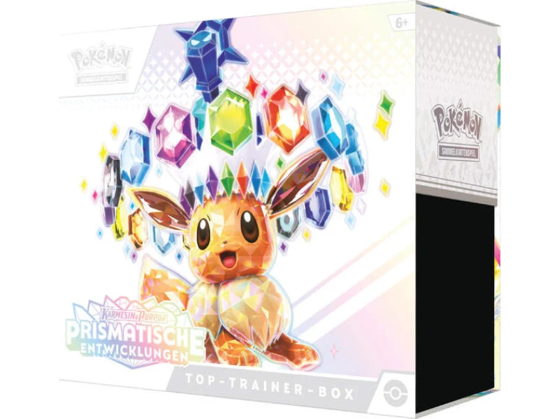 Pokémon Top-Trainer-Box Karmesin & Purpur - Prismatische Entwicklungen
