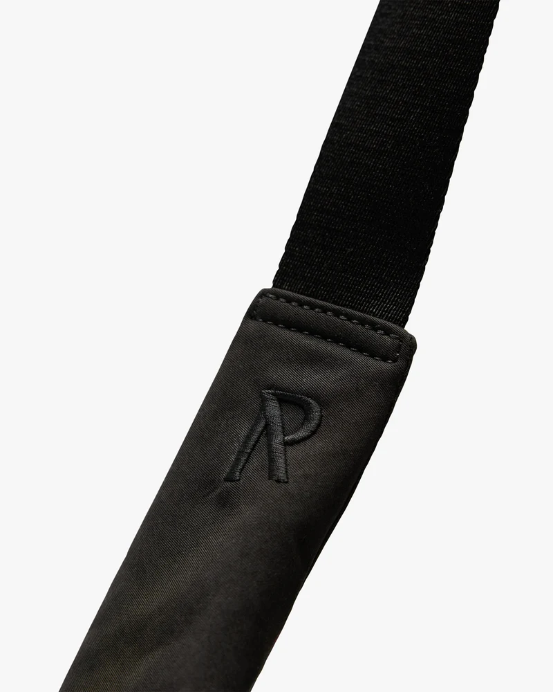 Initial Crossbody Bag - Jet Black