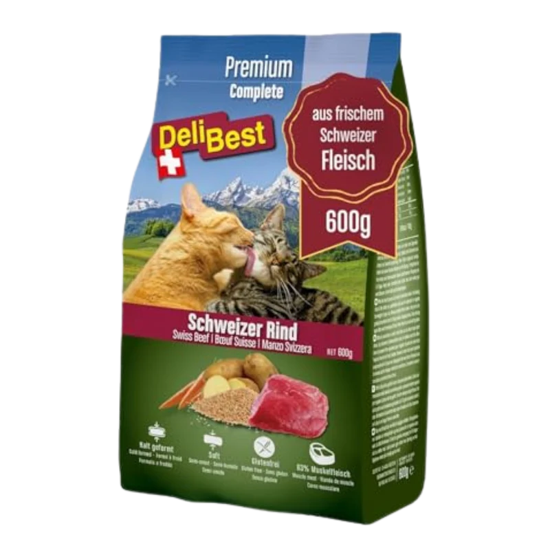 DeliBest Katze Adult Sensitive Complete Katze Rind kaltgepresst