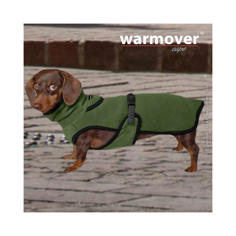 Warmover Cape Dackel – Leichter Hundemantel für Wärme & Komfort