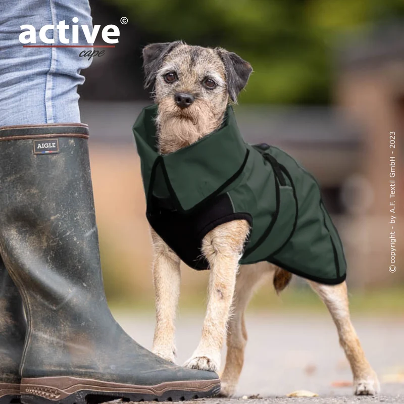 Active Cape Light Mini – Stylischer Wetterschutz für aktive Hunde