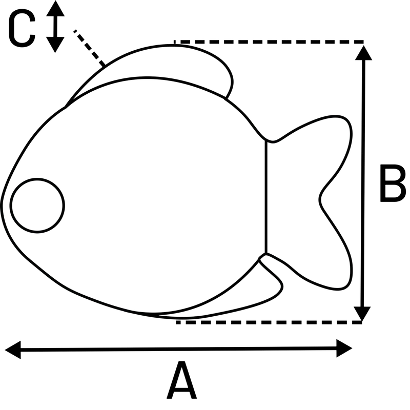 Leckmatte Nunu - in süßer Fisch Form
