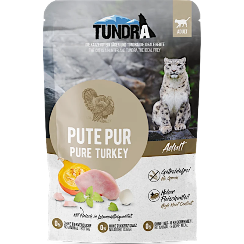 Tundra Cat - Frischebeutel mit Pute pur