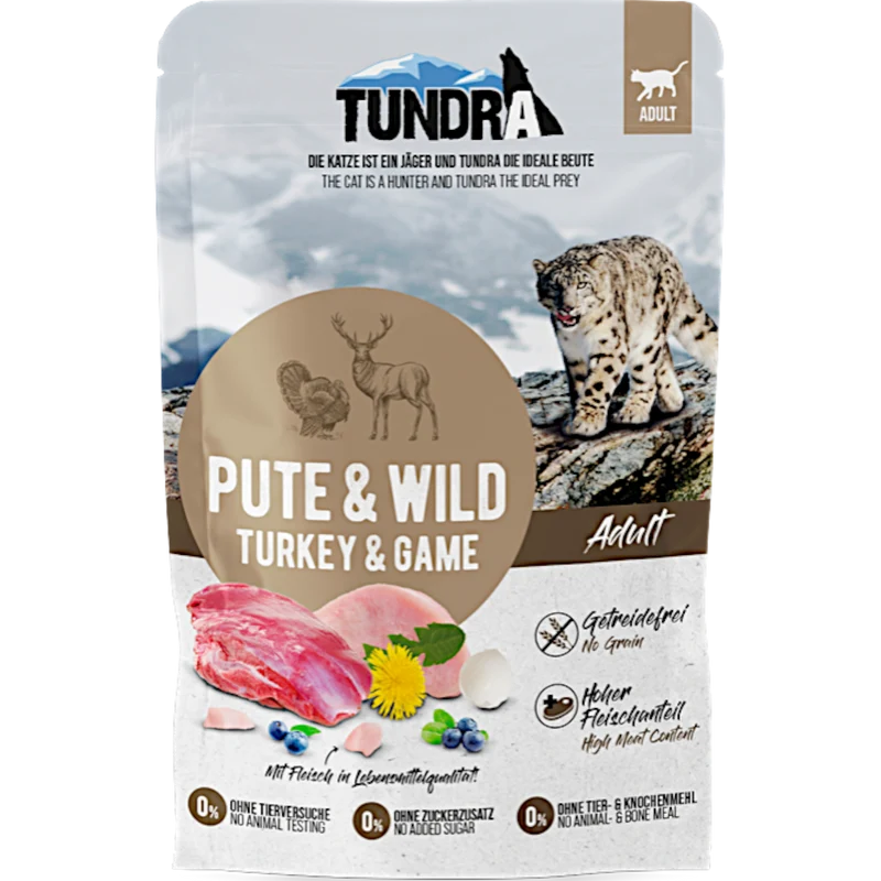 Tundra Cat - Frischebeutel mit Pute & Wild